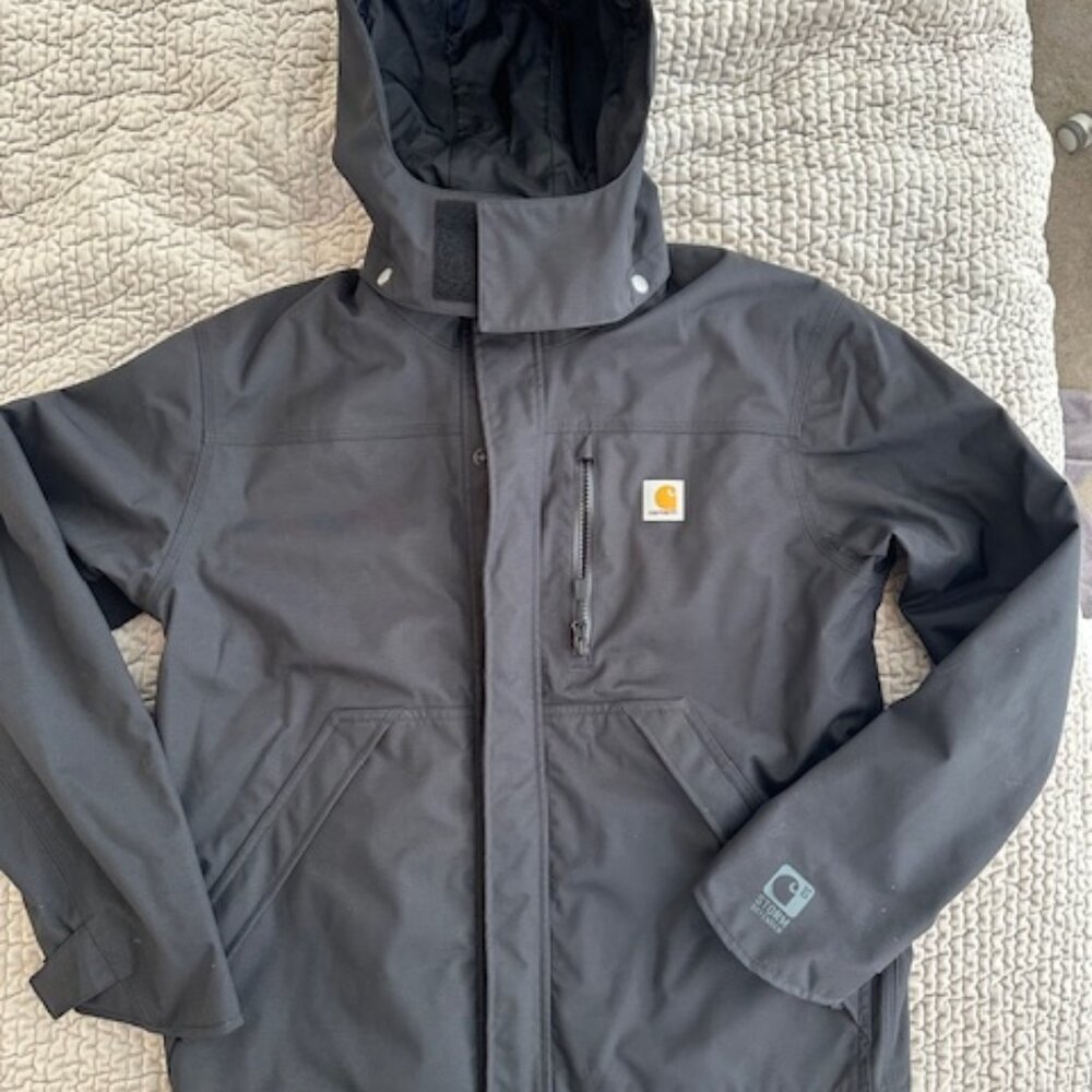 Carhartt Men's Storm Defender Jacket Loose Fit Heavyweight Size Small